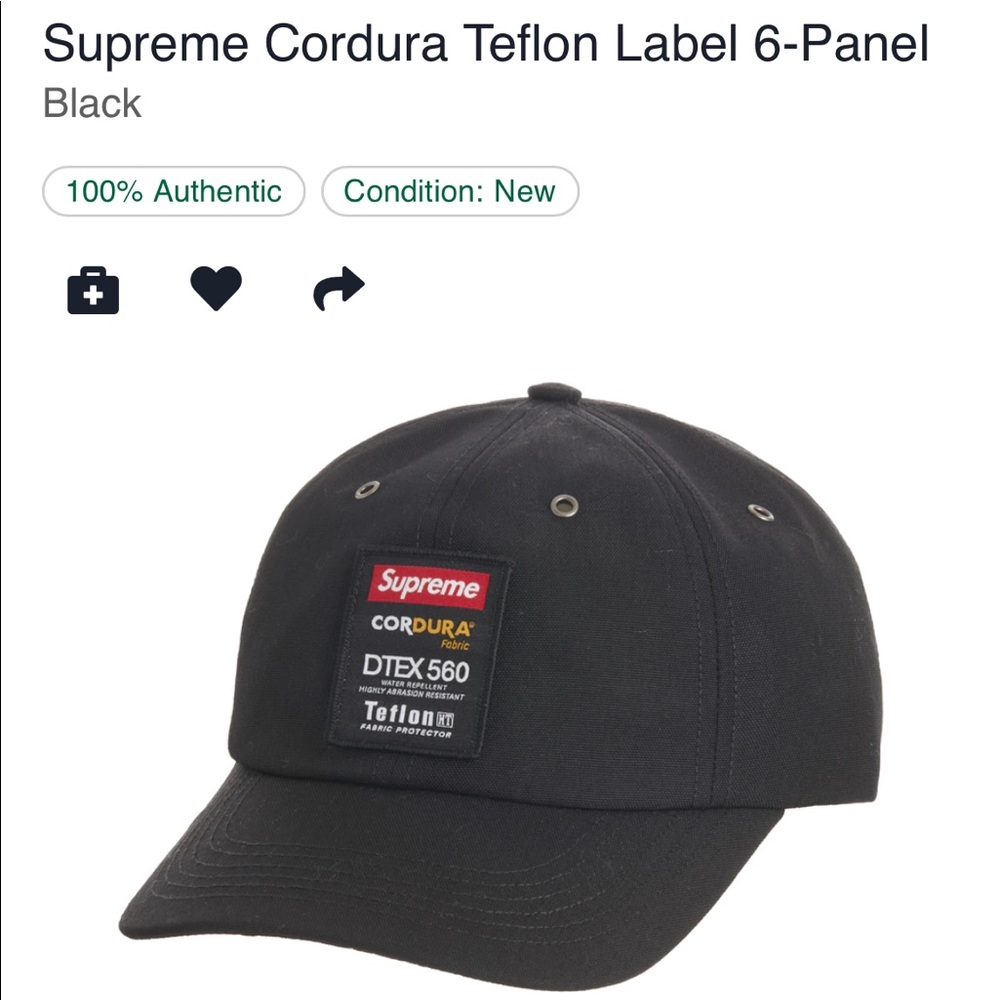 Supreme Cordura Teflon hat